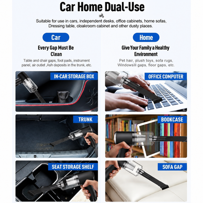 Air Duster Wireless 2 in 1 Vacuum Cleaner